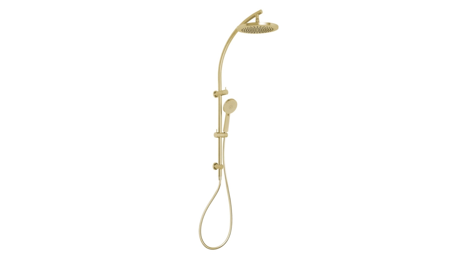 Phoenix Vivid Twin Shower - Brushed Gold
