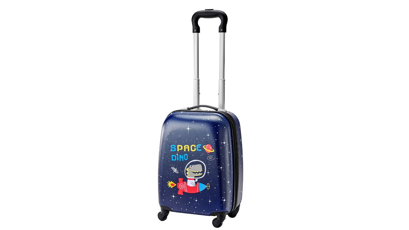 YS Set of 2 Kids Hardside Rolling Luggage - Space Dino