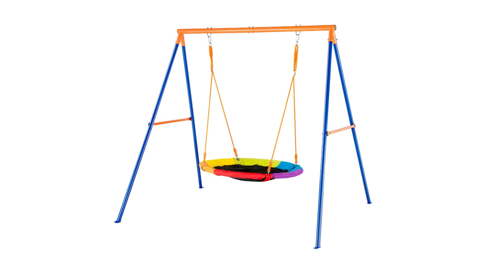 YS 40inch A-Frame Metal Swing Set for Backyard