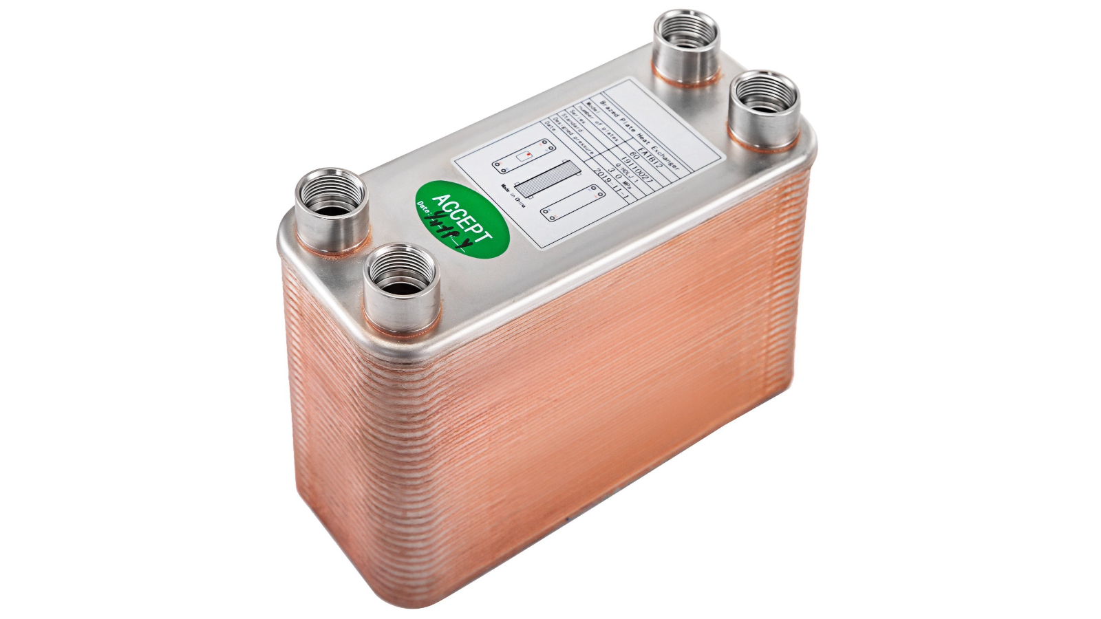 YS 60 Plate Brazed Heat Exchanger