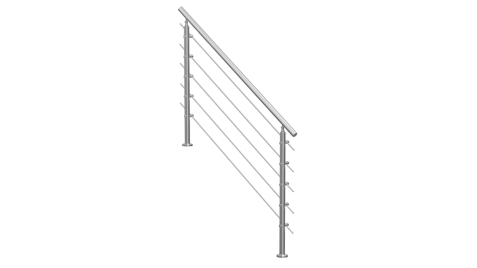 YS 5 Crossbars Handrails for Outdoor Step - 59inch