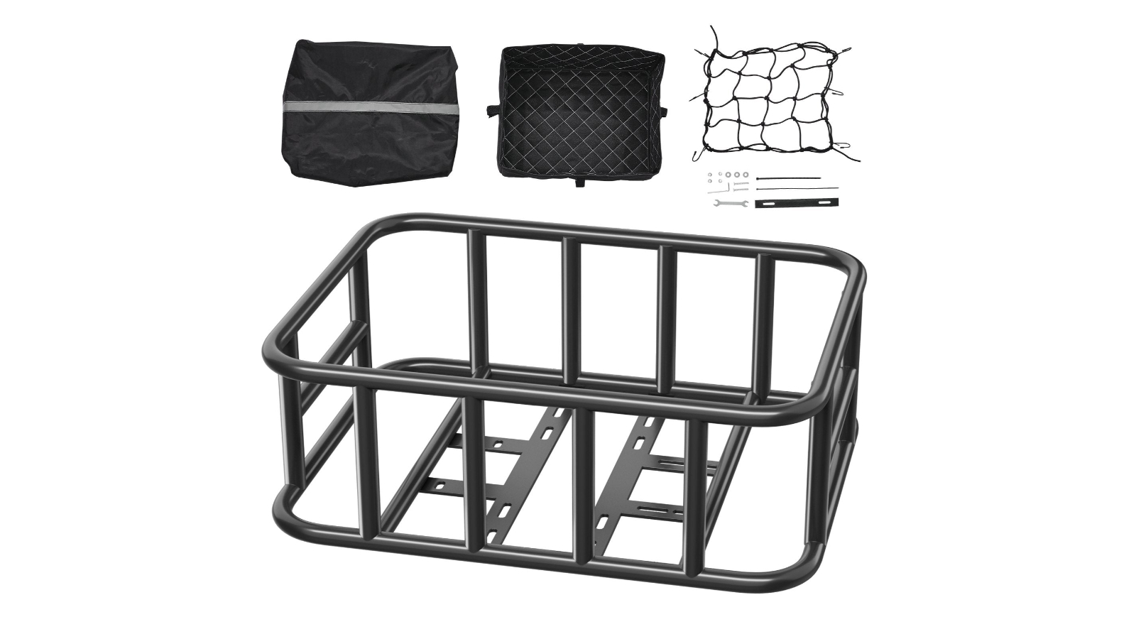 YS Medium Basket Rear Bike with Cargo Net