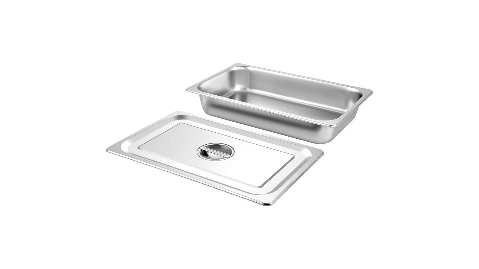 YS Pack of 4 Commercial Steam Table Pan - 3.7inch