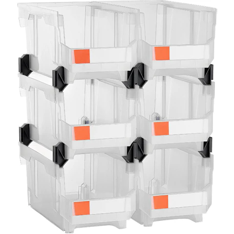YS Polypropylene Plastic Stackable Storage Bin