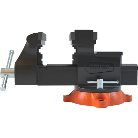 YS Swivel Locking Base Heavy Duty Anvil Bench Vise - 16.7cm