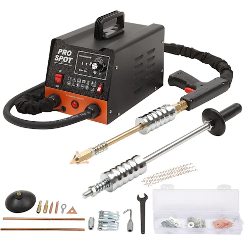 YS 3kW Stud Repair Spot Welder Dent Puller Kit with 6-Welding Mode