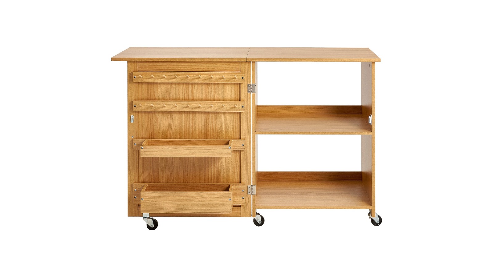 YS Folding Sewing Table with Wheels