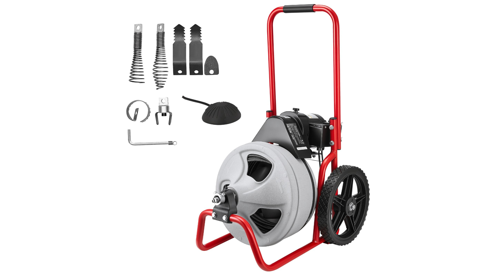 YS 1400 RPM Sewer Snake Auger Drain Cleaner Machine 