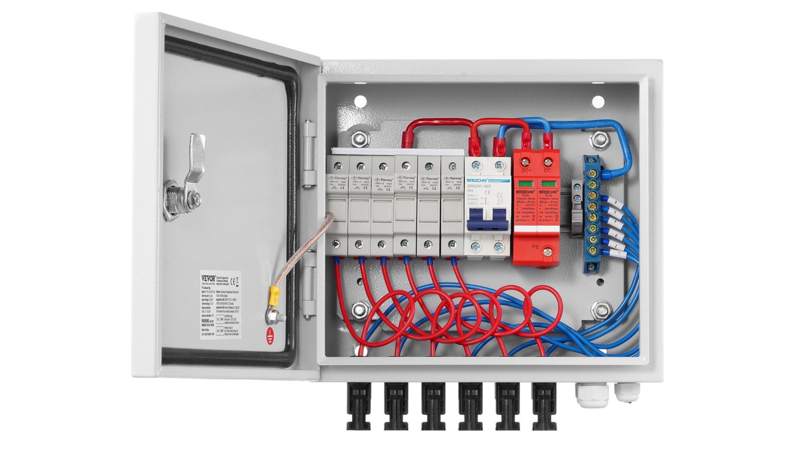 YS Pack of 6 String 10A Solar PV Combiner