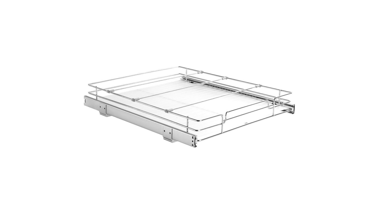 YS Heavy-Duty Pull-Out Cabinet Organizer with Smooth Sliding Steel Drawer