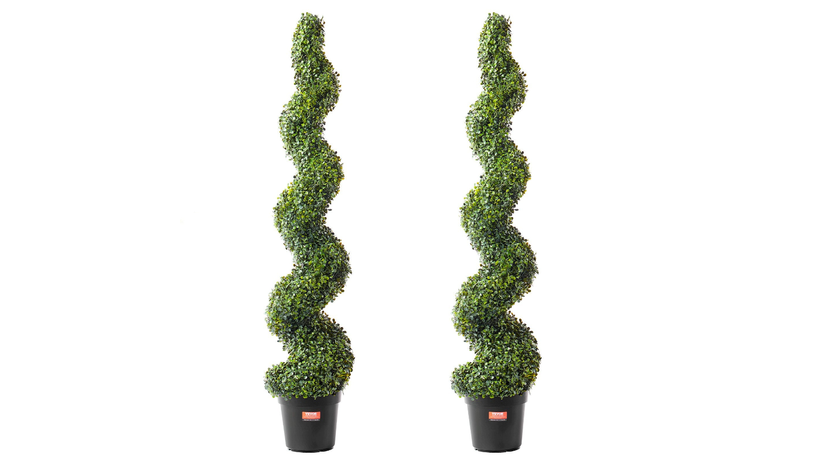 YS Pack of 2 Artificial Boxwood Topiary - 152.4cm