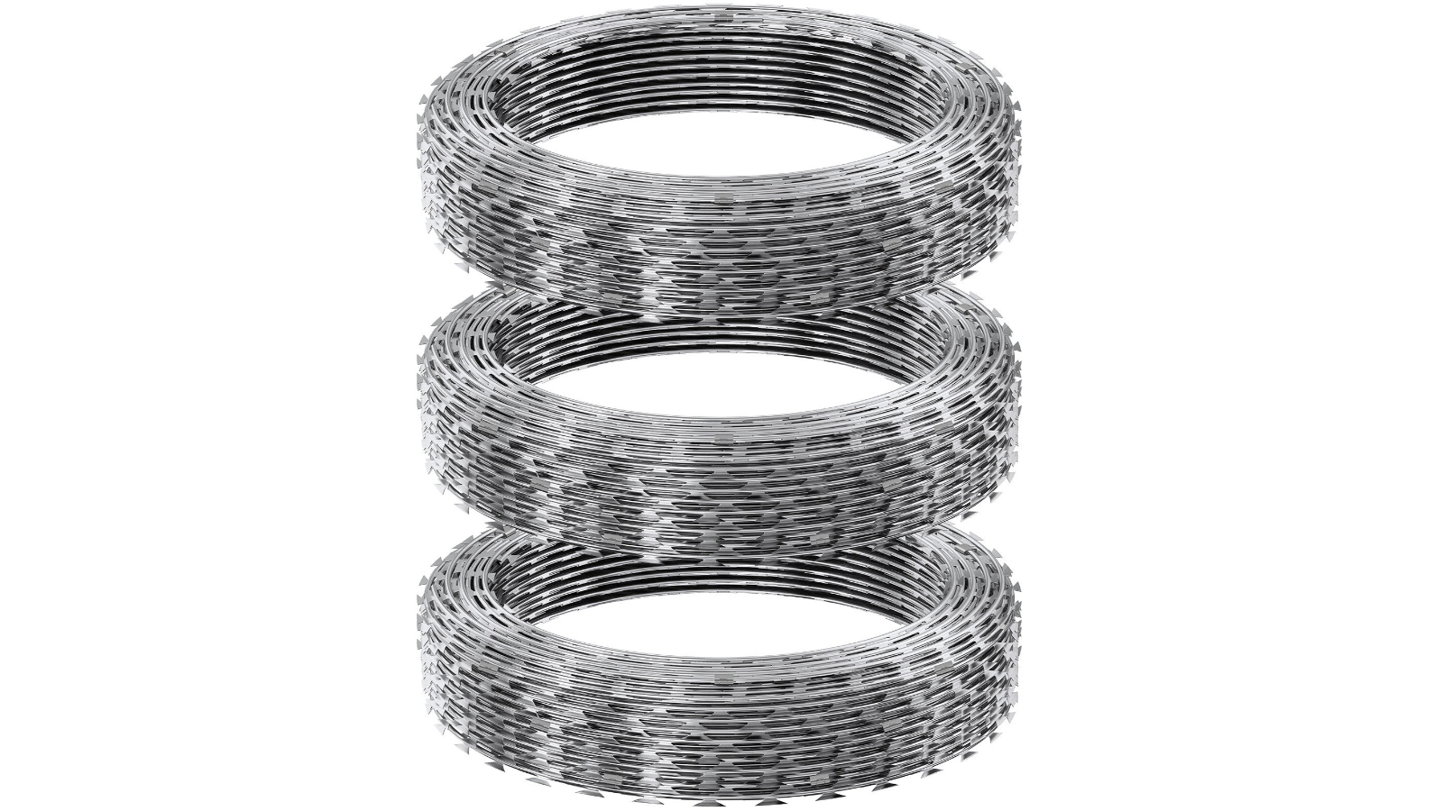 YS 3 Rolls Razor Barbed Wire Fencing - 147ft