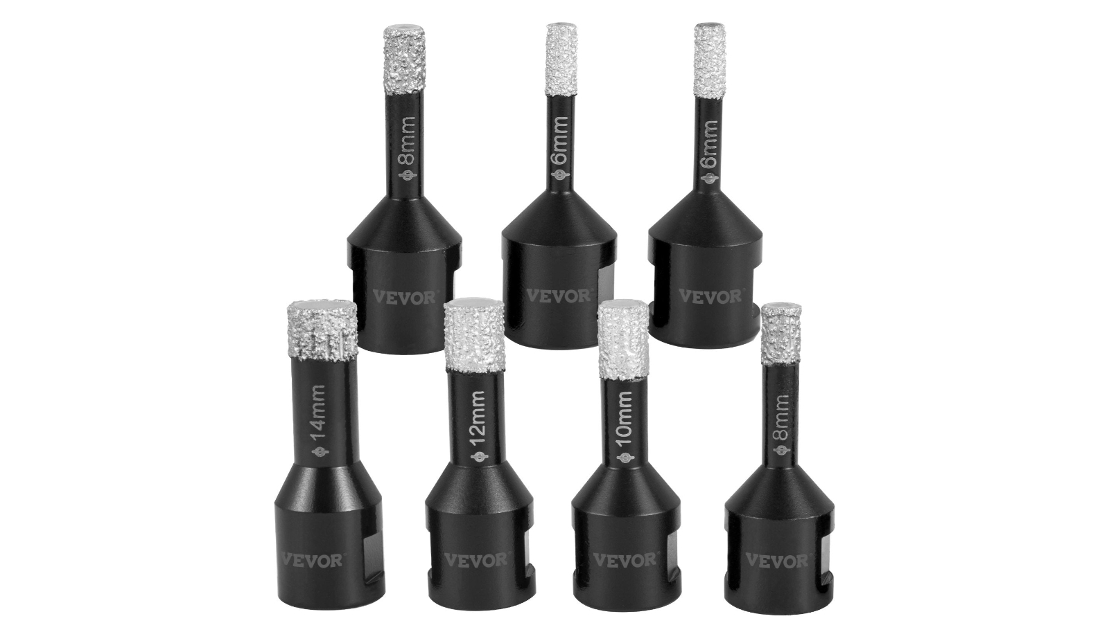 YS 7 Piece Hole Saw Diamond Drill Bit