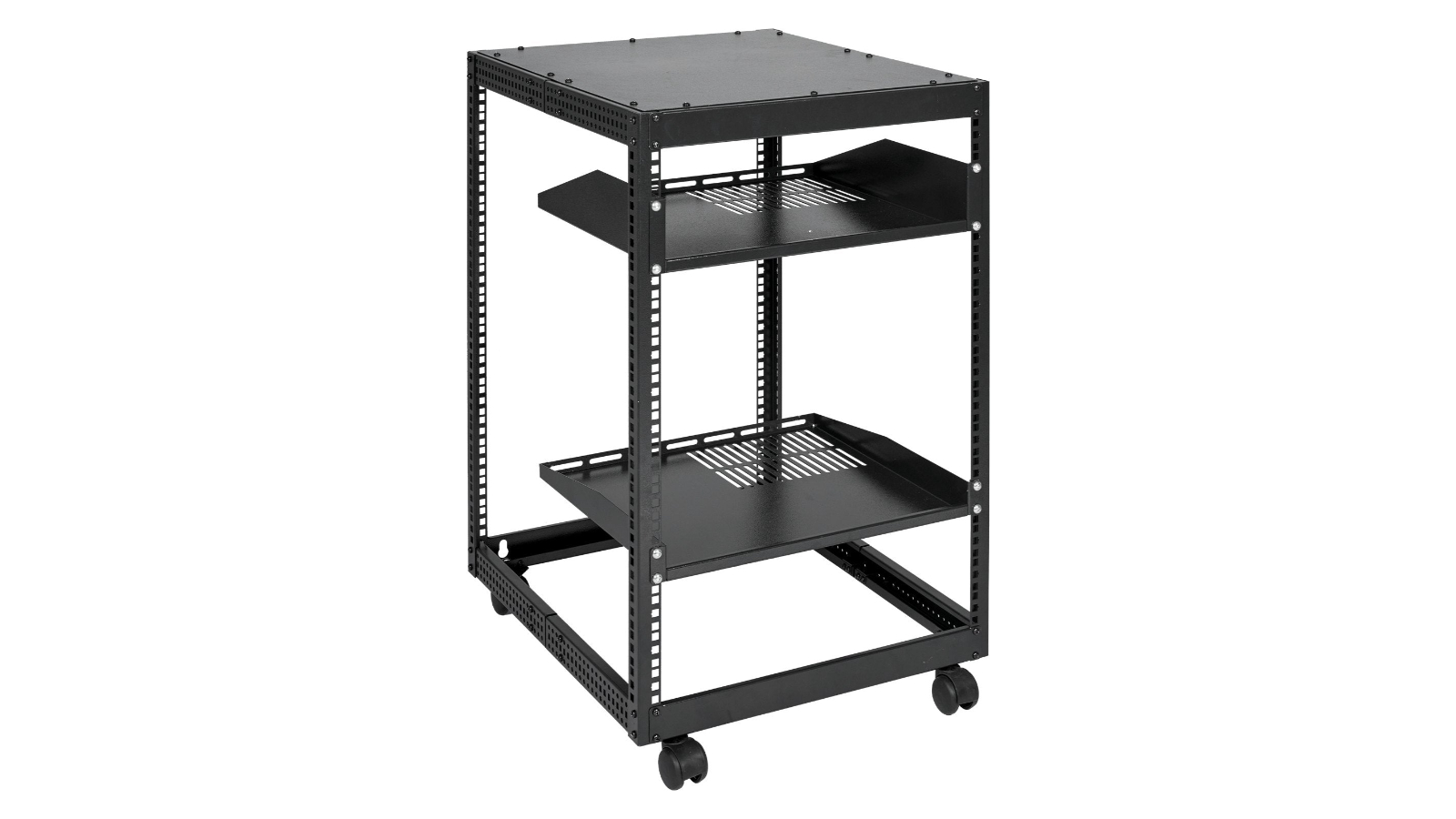 YS Adjustable Depth 15U Open Frame Server Rack