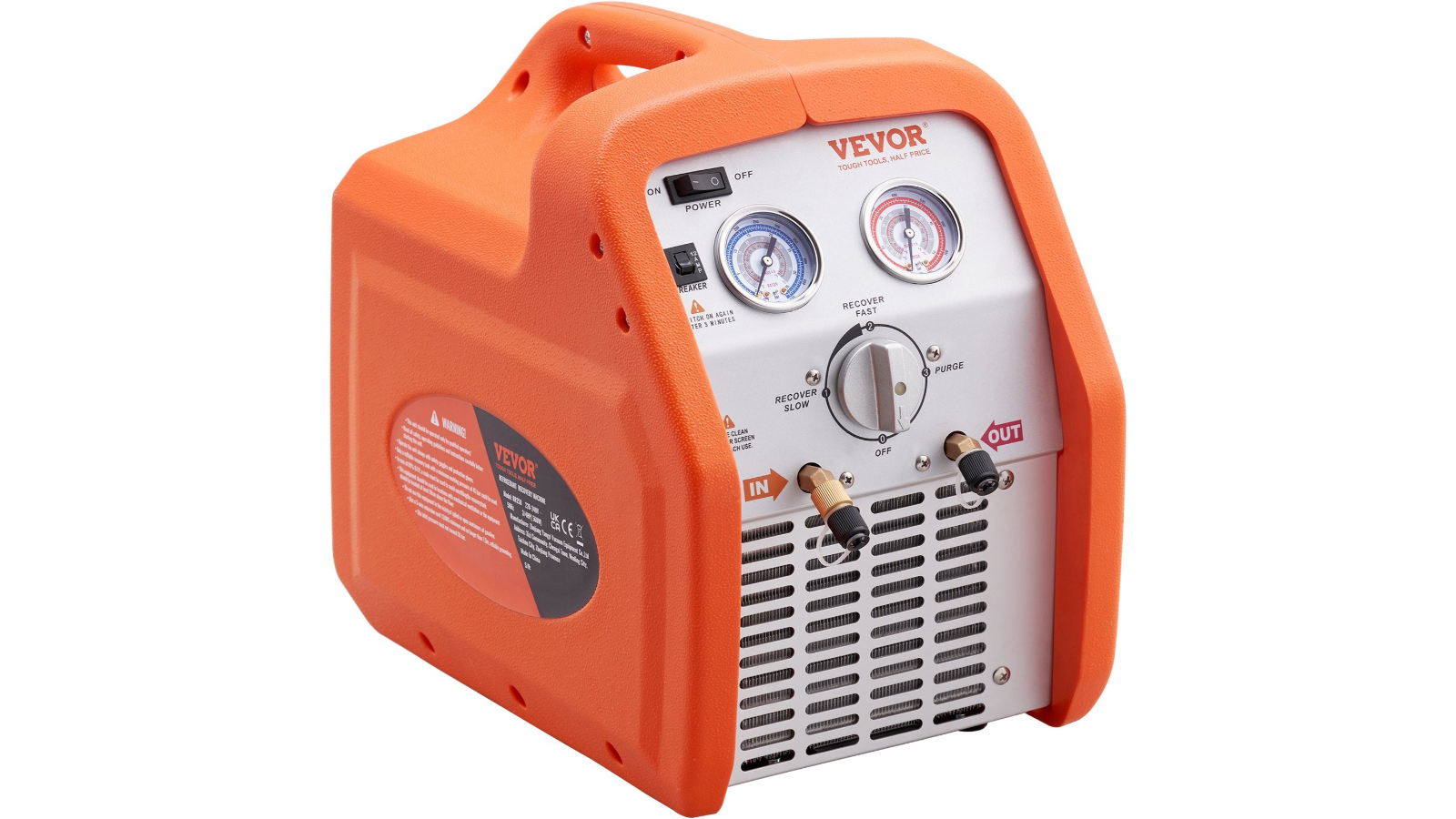 YS Portable 3/4 HP Refrigerant Recovery Machine
