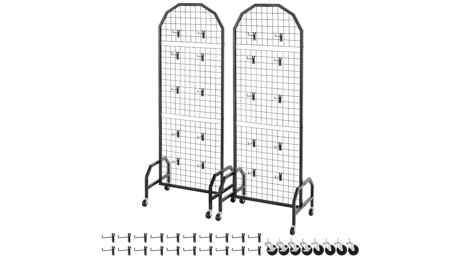 YS Pack of 2 60 x 164cm Wire Grid Panel
