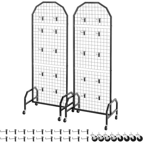 YS Pack of 2 60 x 164cm Wire Grid Panel