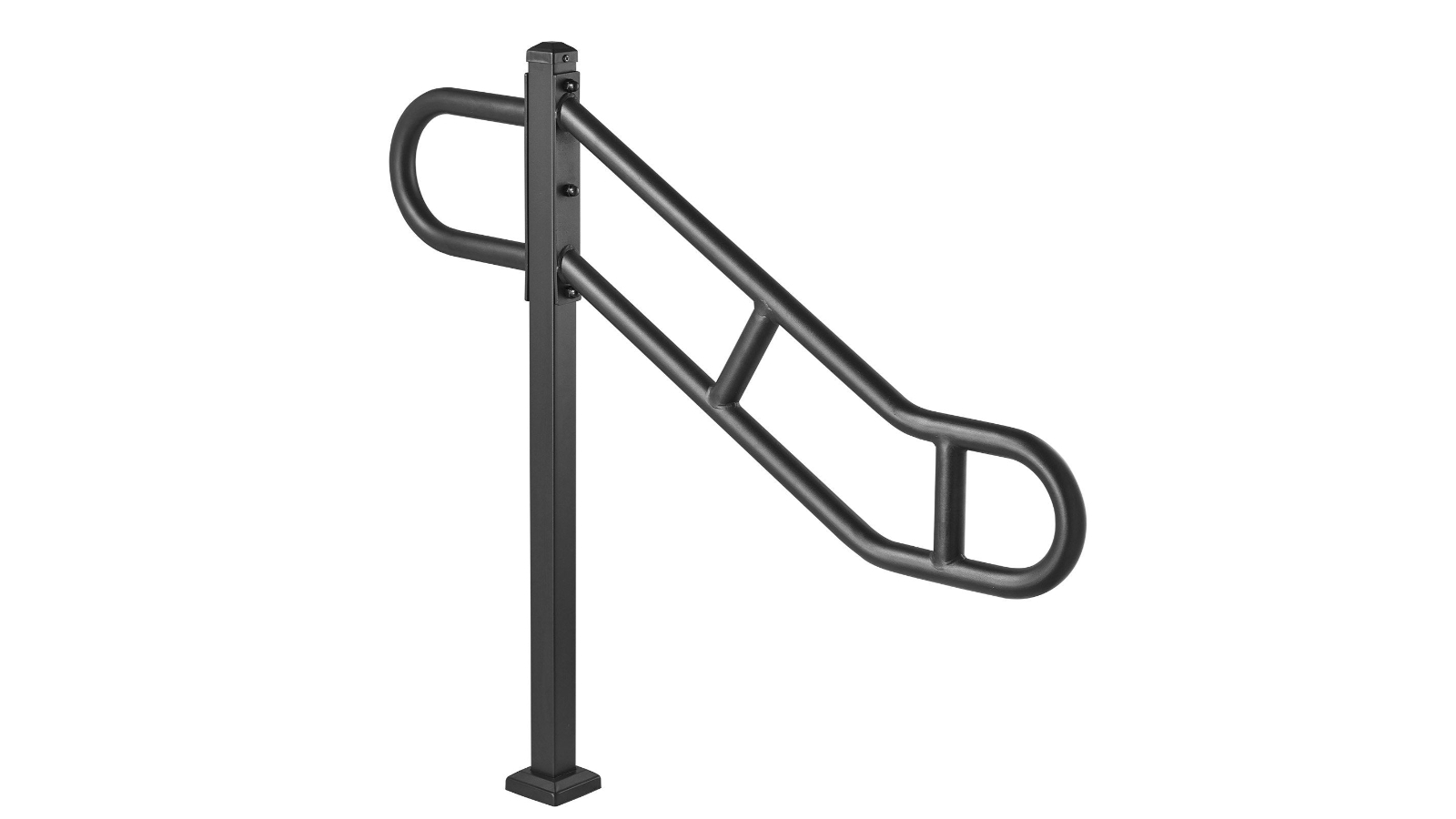 YS 3-Step Outdoor Single Post Handrail