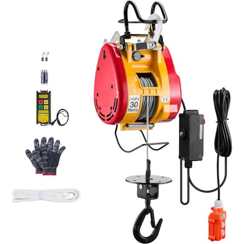 YS 2-in-1 1800W Electric Hoist Winch
