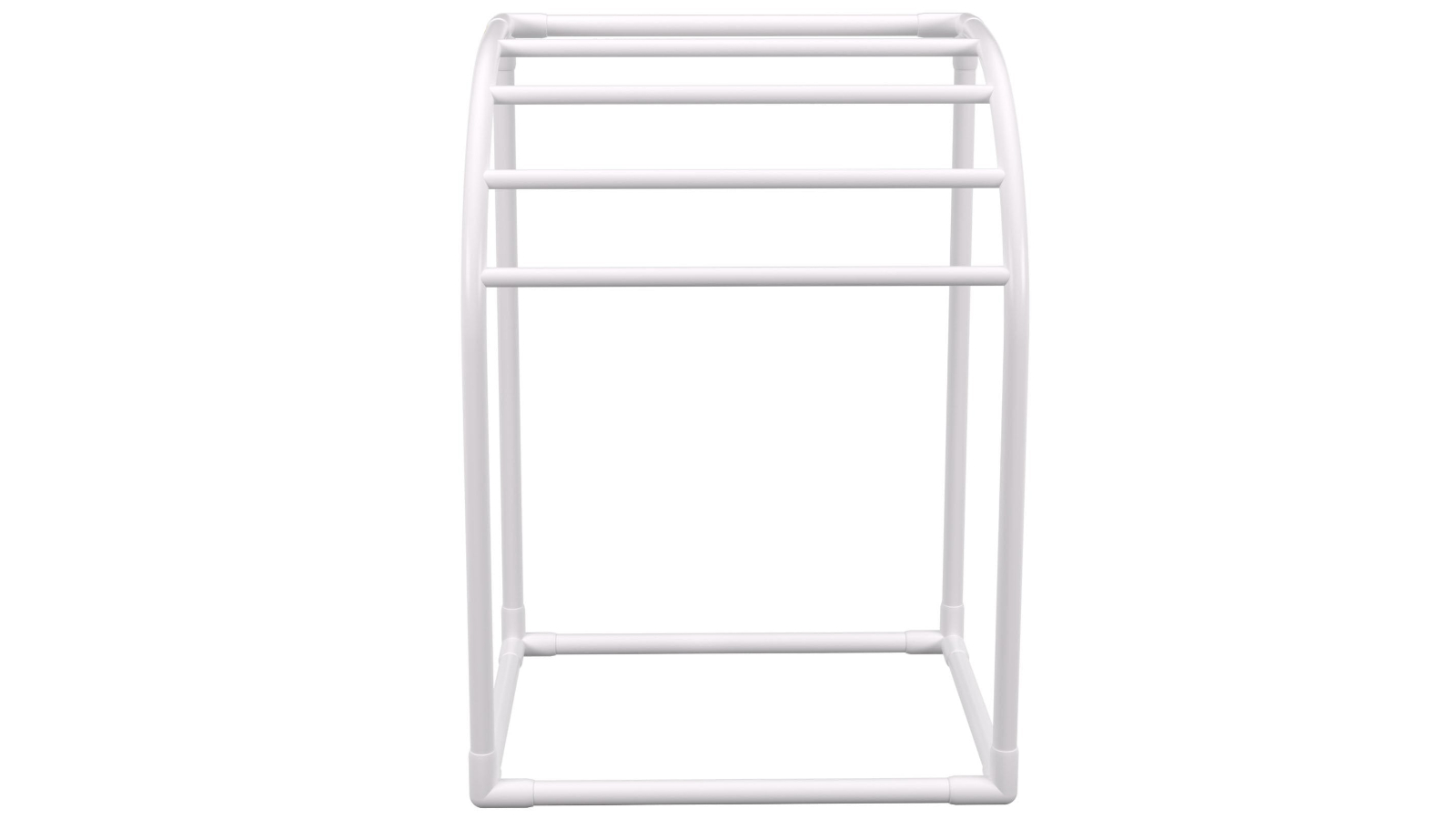 YS 5-Bar PVC Pool Towel Rack - Milky