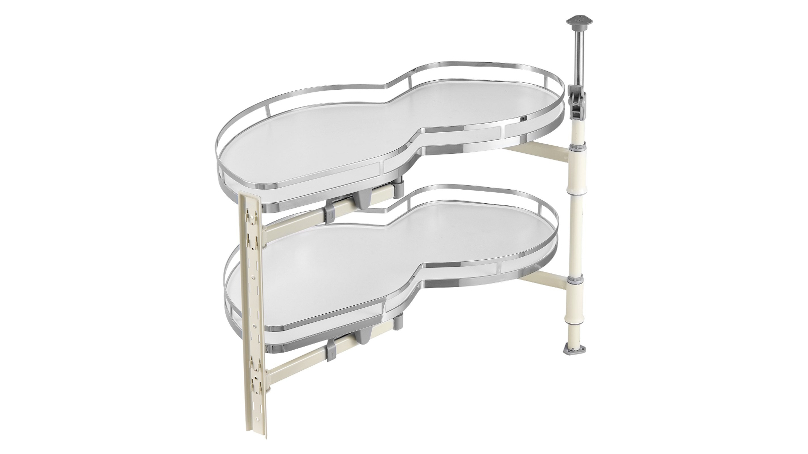 YS Swing Left Blind Corner Cabinet Pull-Out Organizer
