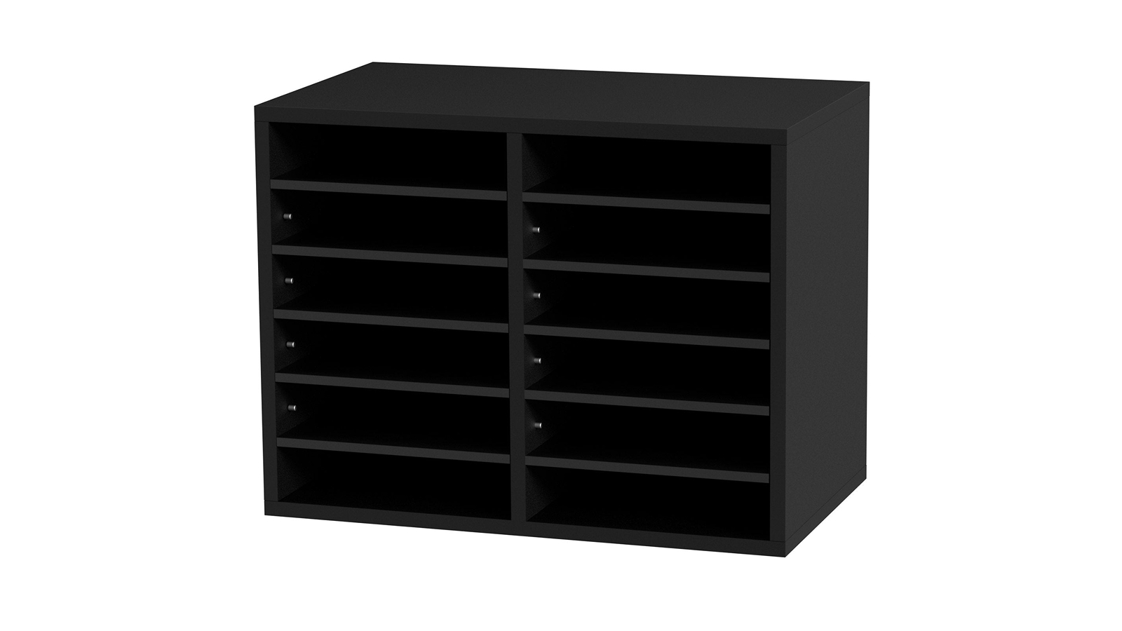 YS 12 Wood Adjustable File Sorter Literature Organizer
