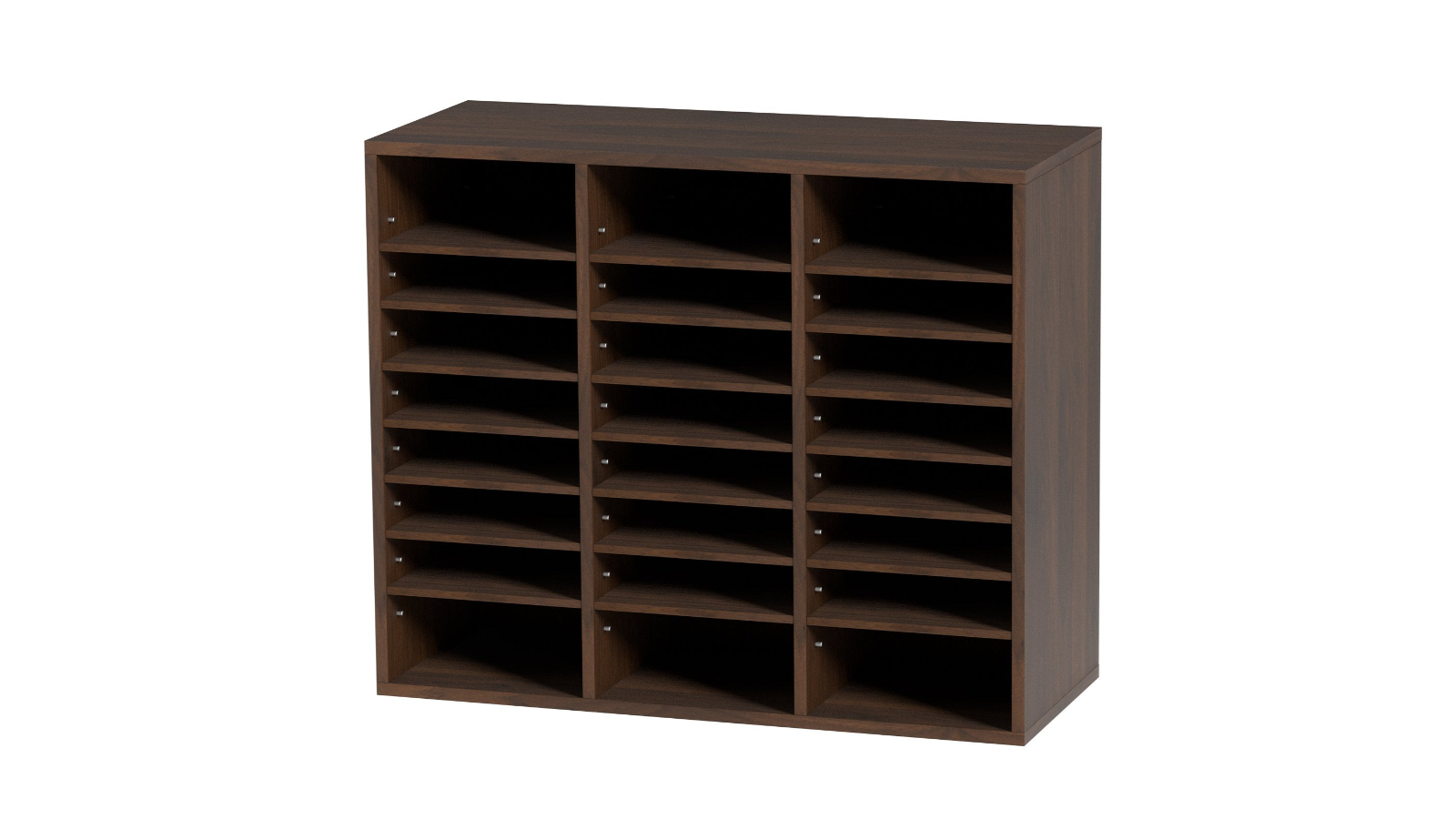 YS Wood Literature Organizer Adjustable File Sorter - Brown