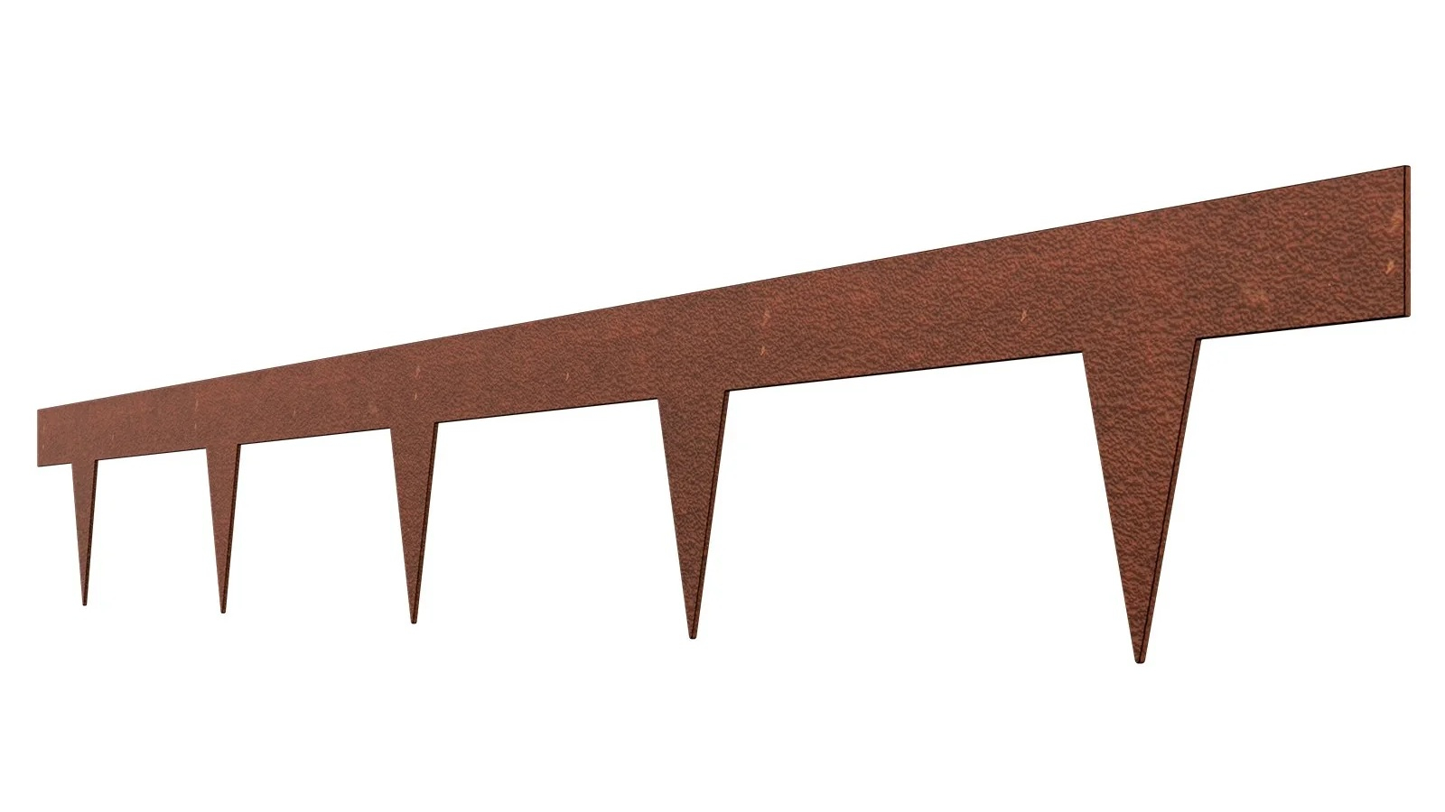YS Pack of 10 Steel Edging Landscape