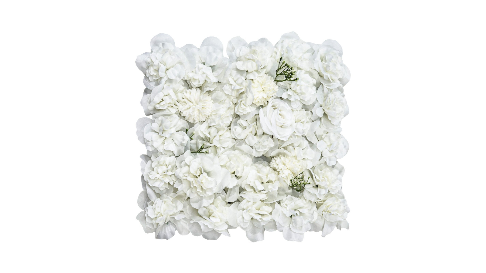 YS 24 Piece Artificial 3D Flower Wall Panel
