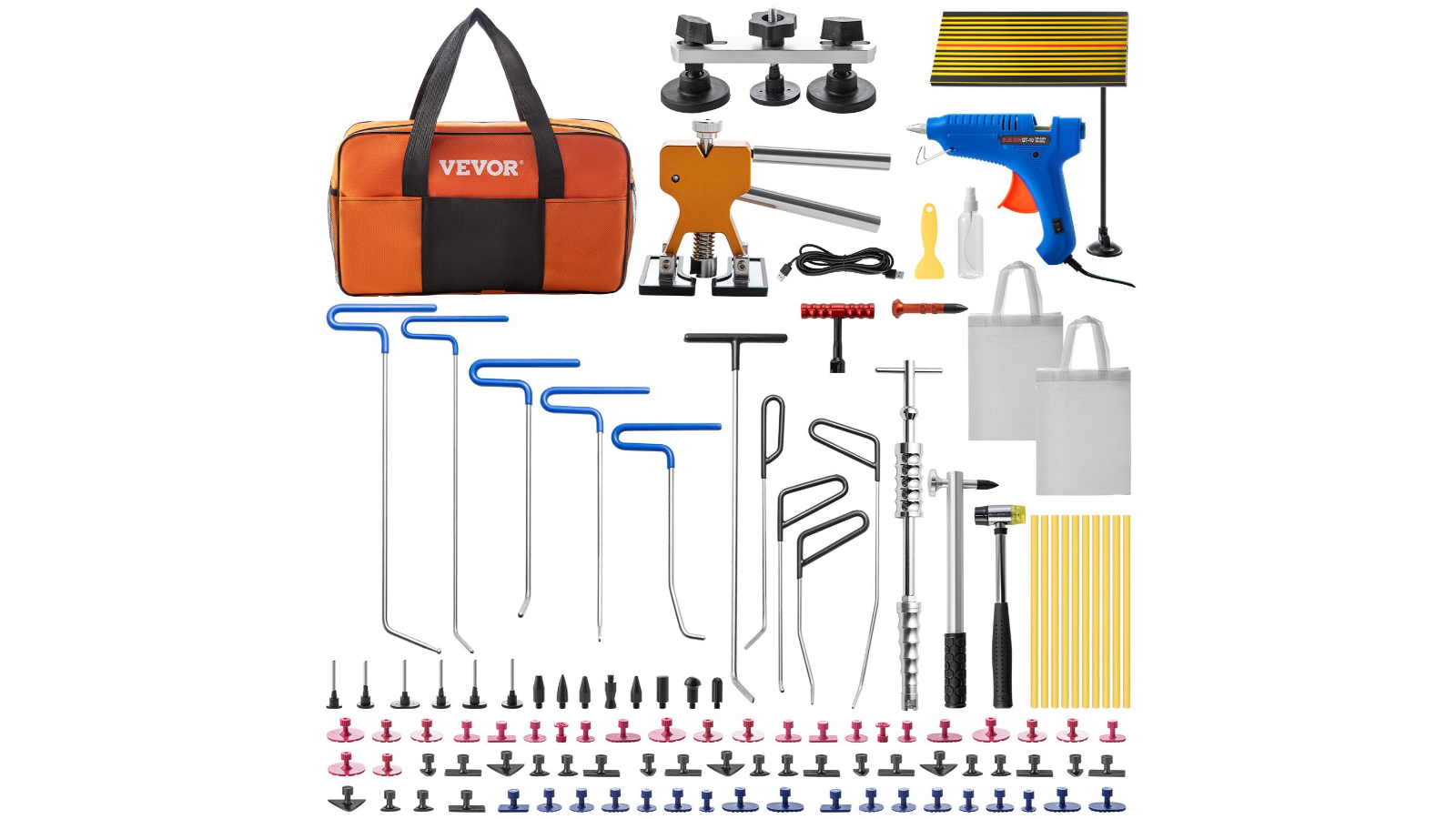 YS Stainless Steel Paintless Dent Removal Rod Tool Kit