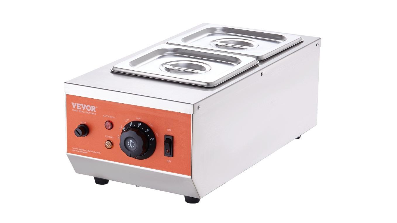YS 2-Tank Commercial Chocolate Melting Pot Tempering Machine