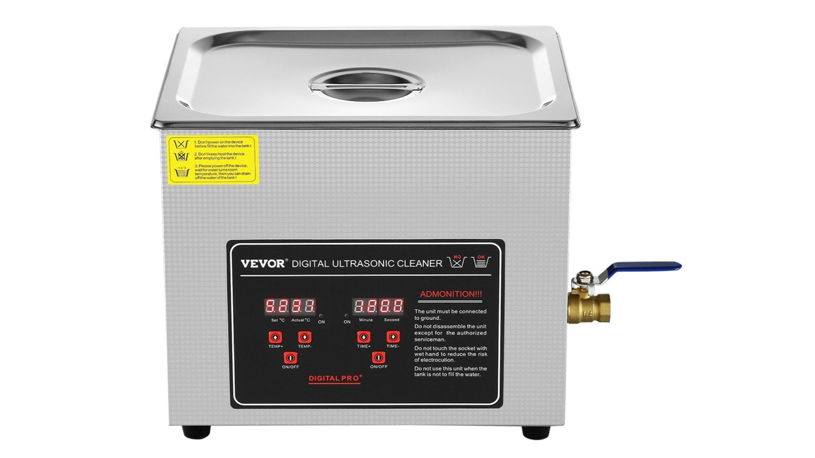 YS Ultrasonic Jewelry Cleaner with Digital Timer and Heater
