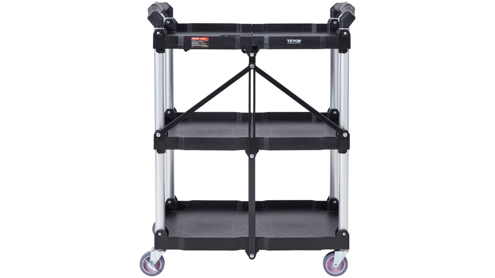 YS 3-Shelf Foldable Utility Service Cart