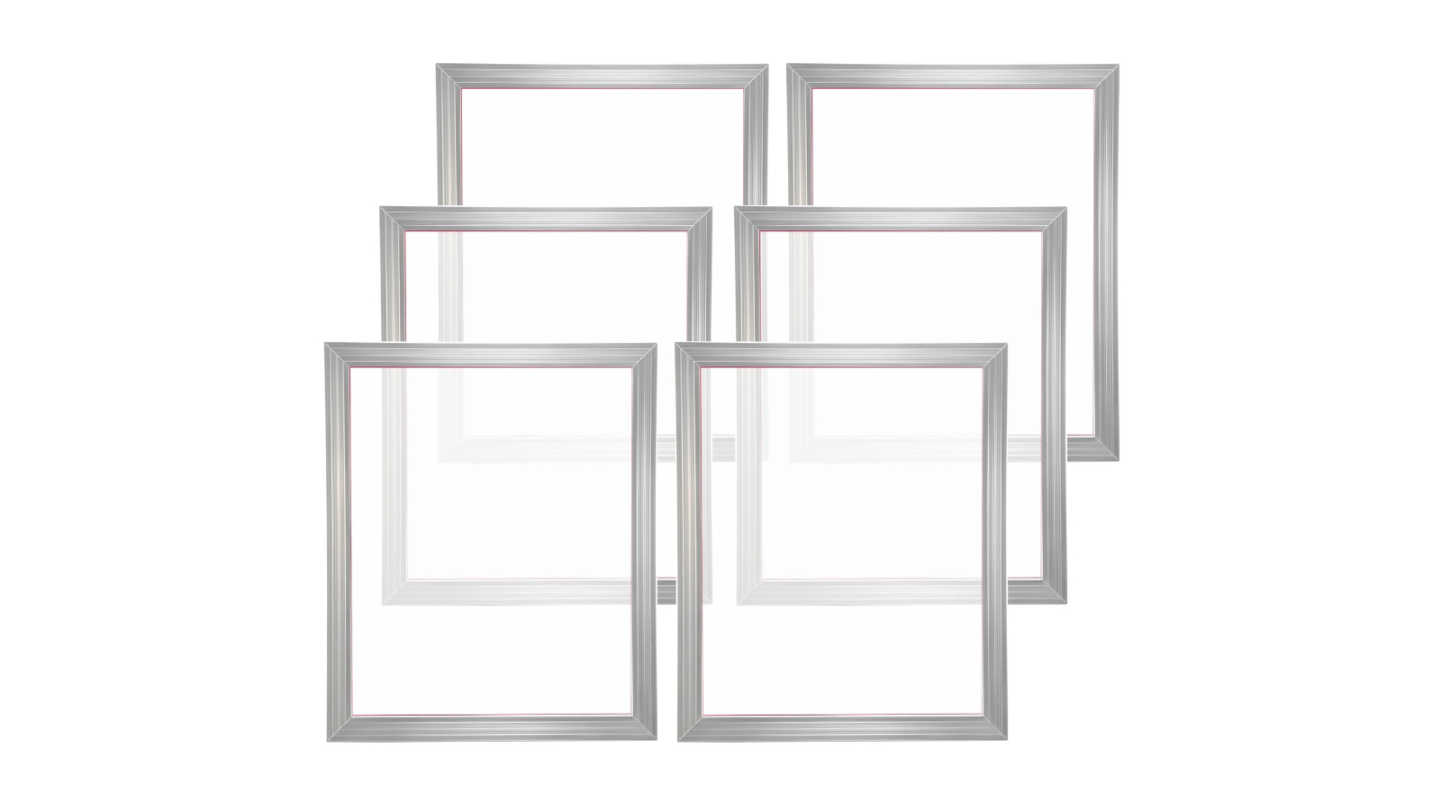 YS 6 Piece Aluminum Silk Screen Screen Printing Kit - 20 x 24inch