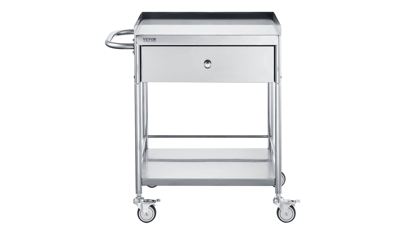 YS Medical Cart, 2 Layer stainless Steel Cart - 100kg