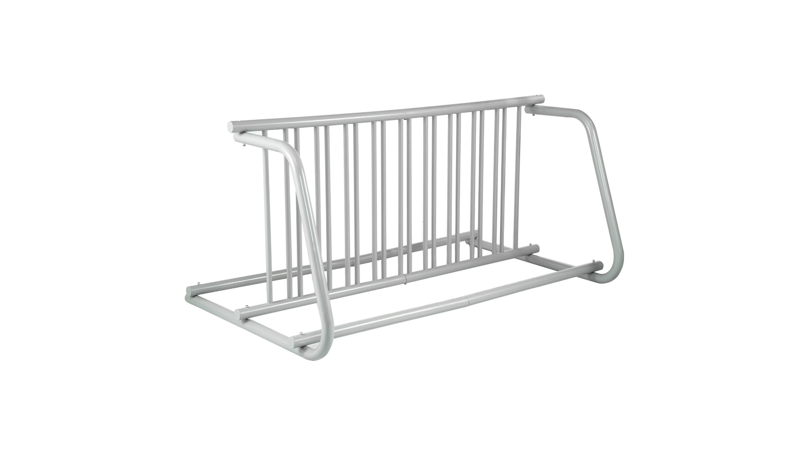 YS 59inch Length All-Steel Grid 10-Holder Floor Bike Rack