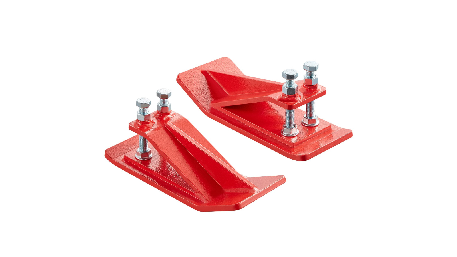 YS 2 Piece Heavy-Duty Steel Tractor Bucket Protector with Double Hexagon Lock Nuts