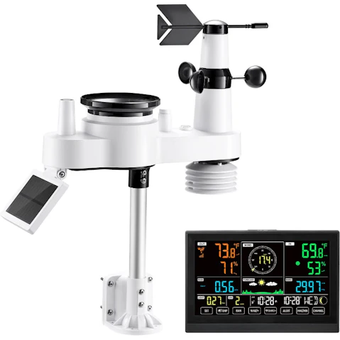 YS 7-in-1 VA Display Wireless Weather Station