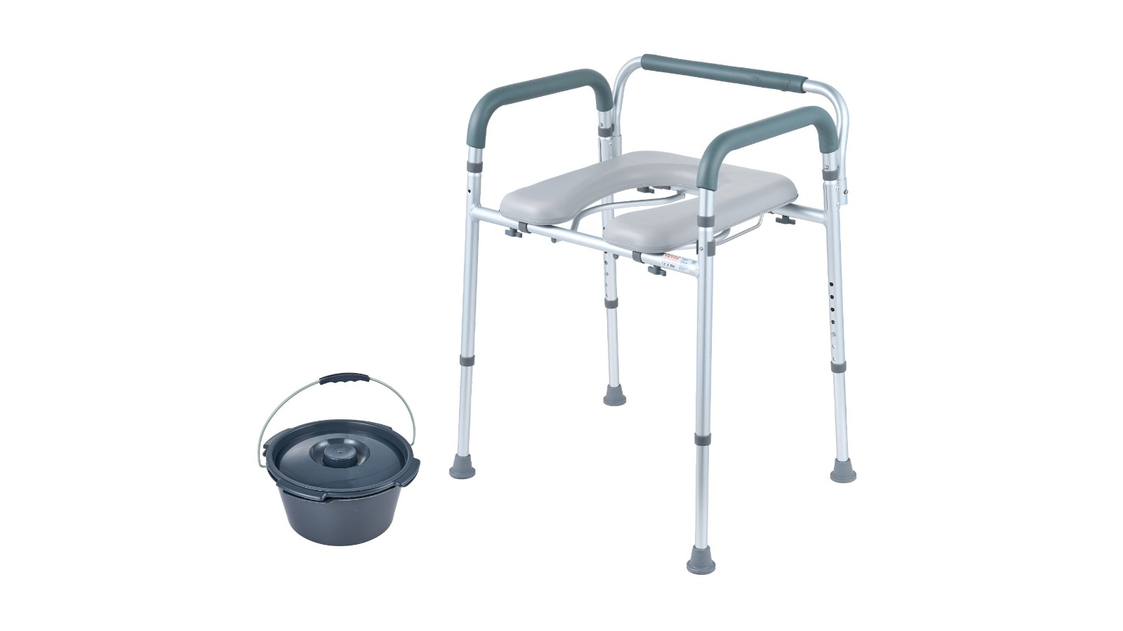 YS Bedside Commode Chair with Padded Seat and Arm