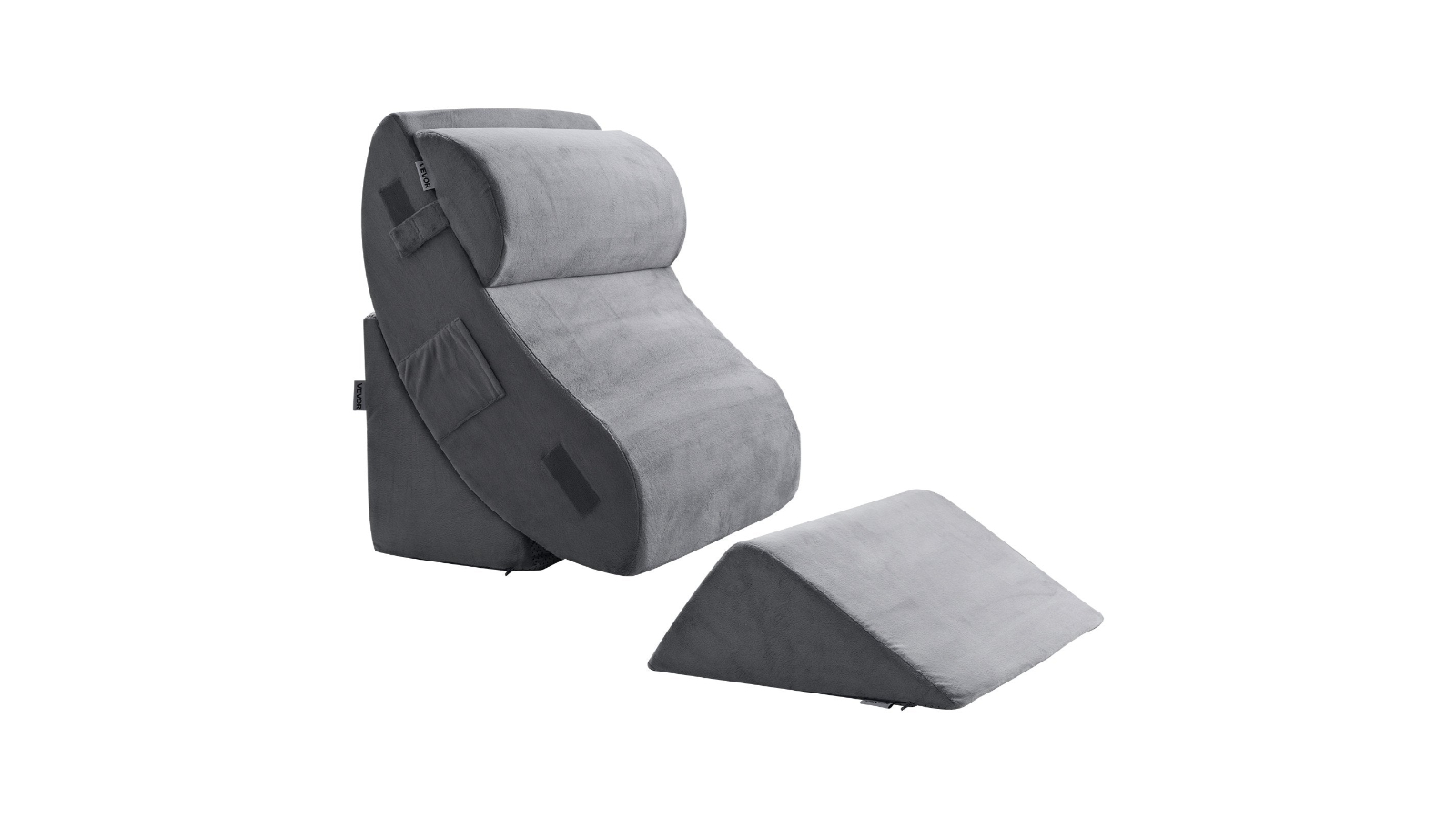 YS 4 Piece Adjustable Orthopedic Wedge Pillow for Sleeping