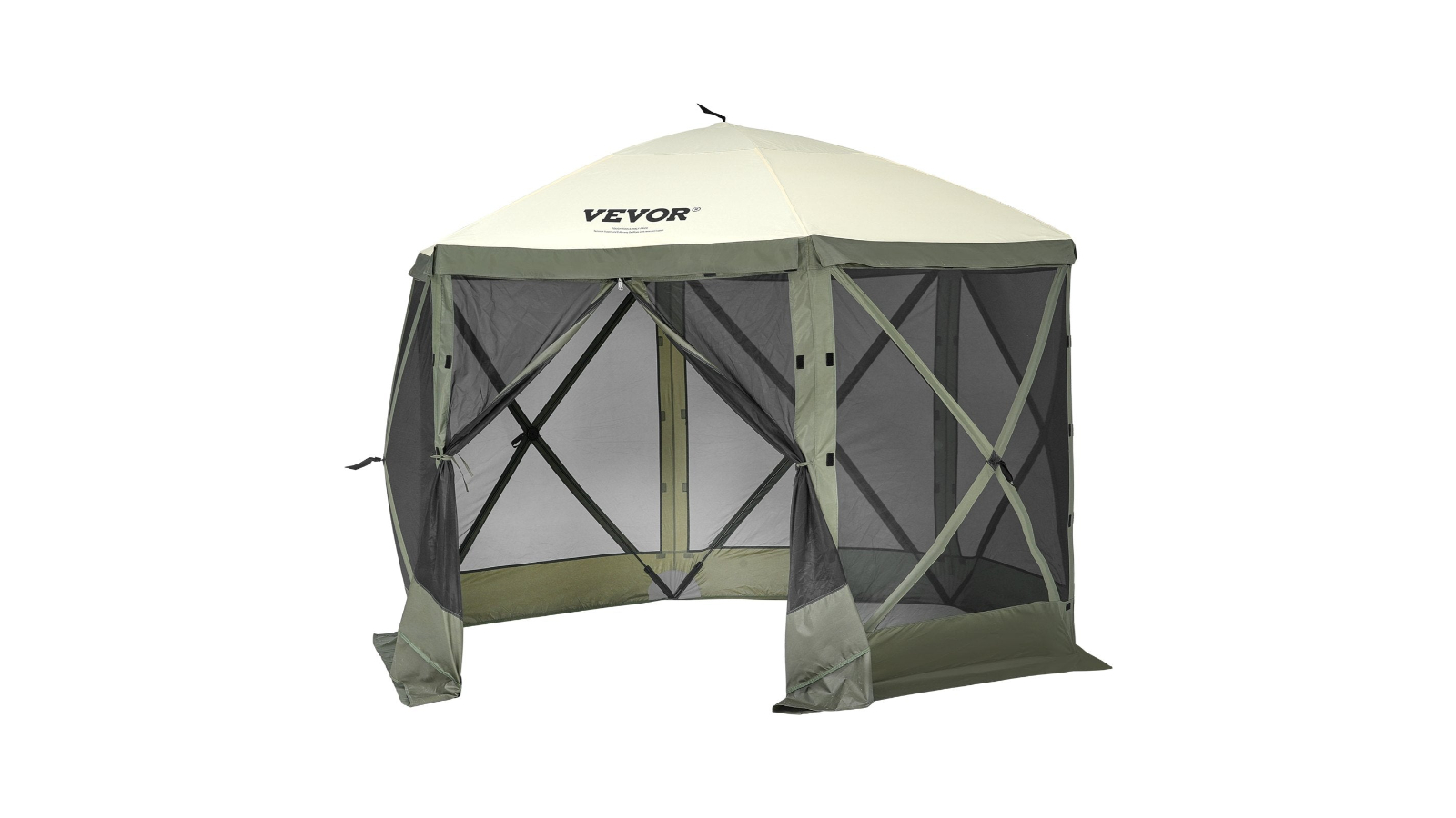 YS 6-Sided Pop-up Gazebo Screen Tent Canopy
