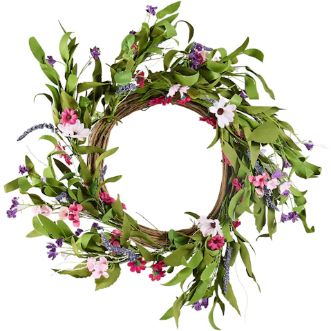 YS Artificial Decorative Wreath - 55.88cm