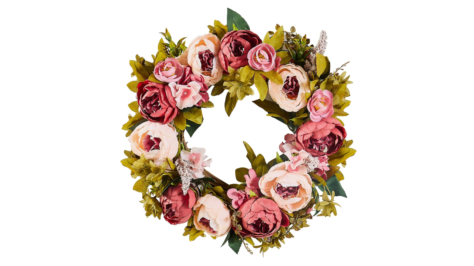YS Artificial Decorative Wreath - 48.26 cm