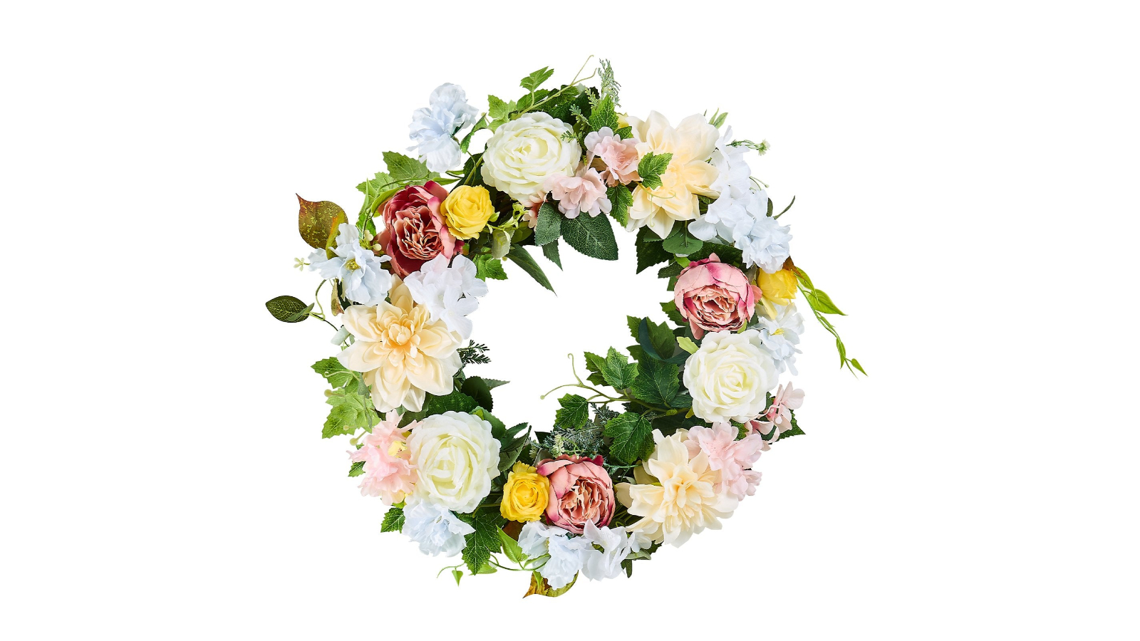 YS Artificial Decorative Wreath - 60.96cm