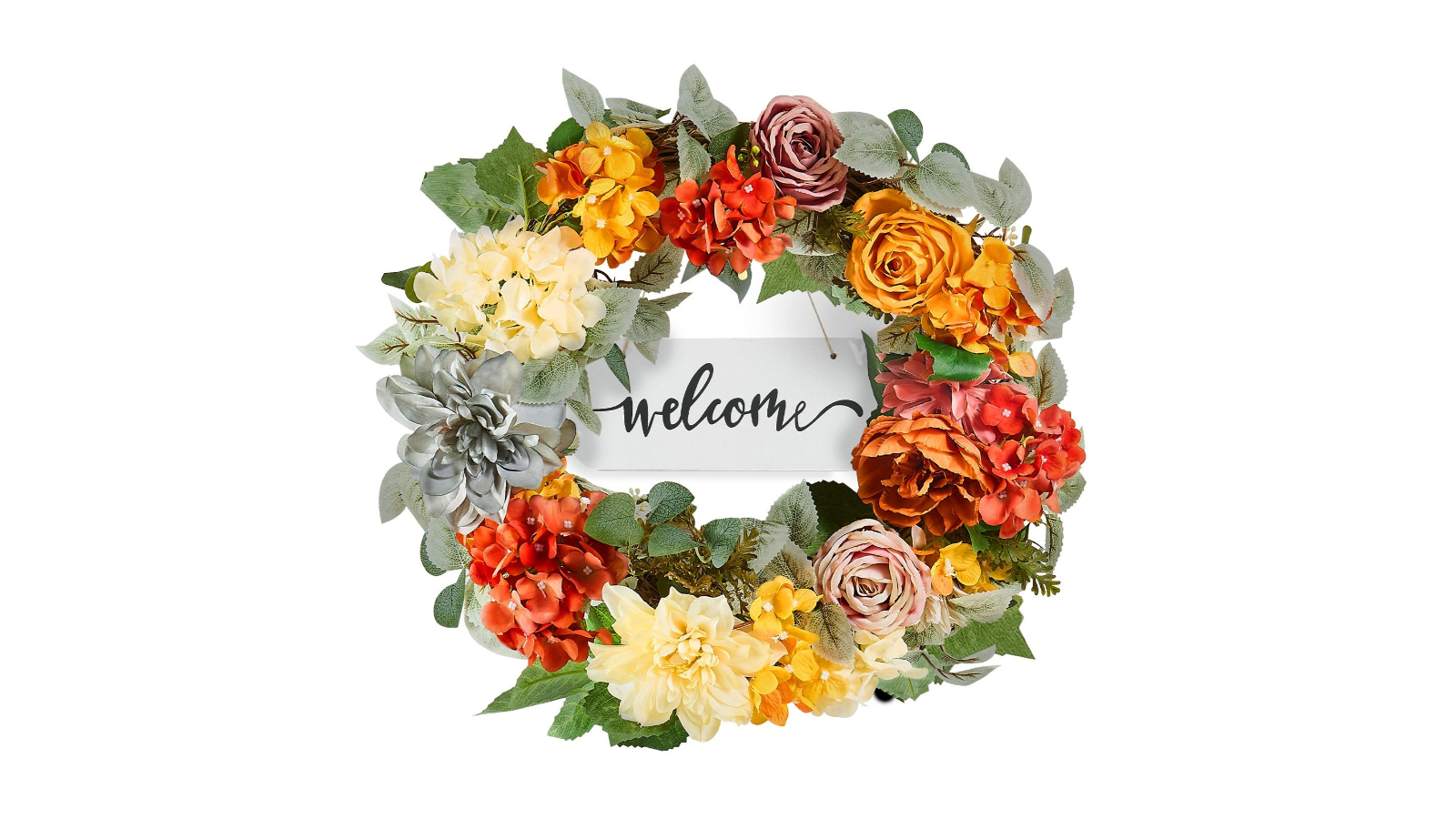 YS Artificial Decorative Wreath - 60.96 cm