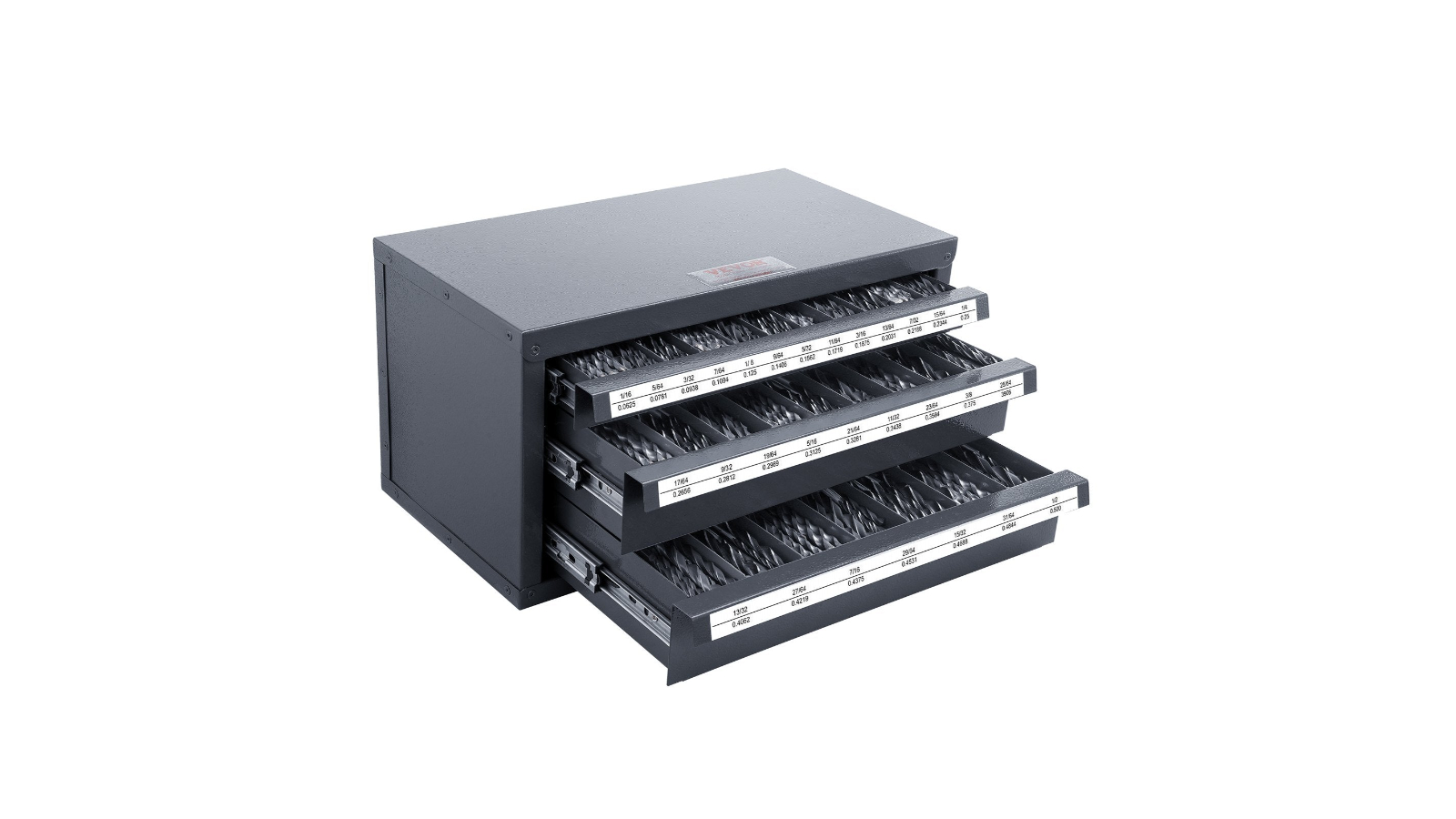YS 3-Drawer Drill Bit Dispenser Cabinet Organizer