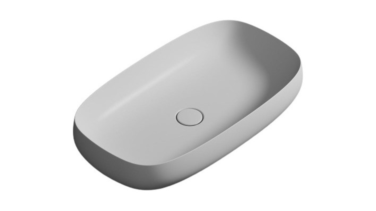 Parisi Seed 700 Bench Basin - Matte Nuvola