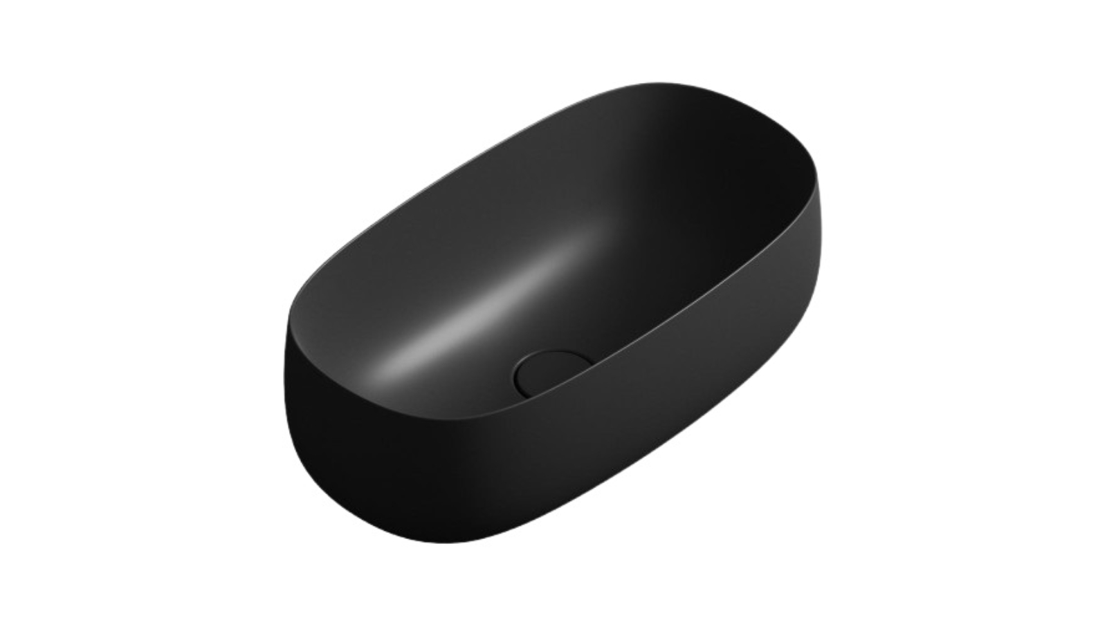 Parisi Seed 550 Oval Bench Basin - Matte Black
