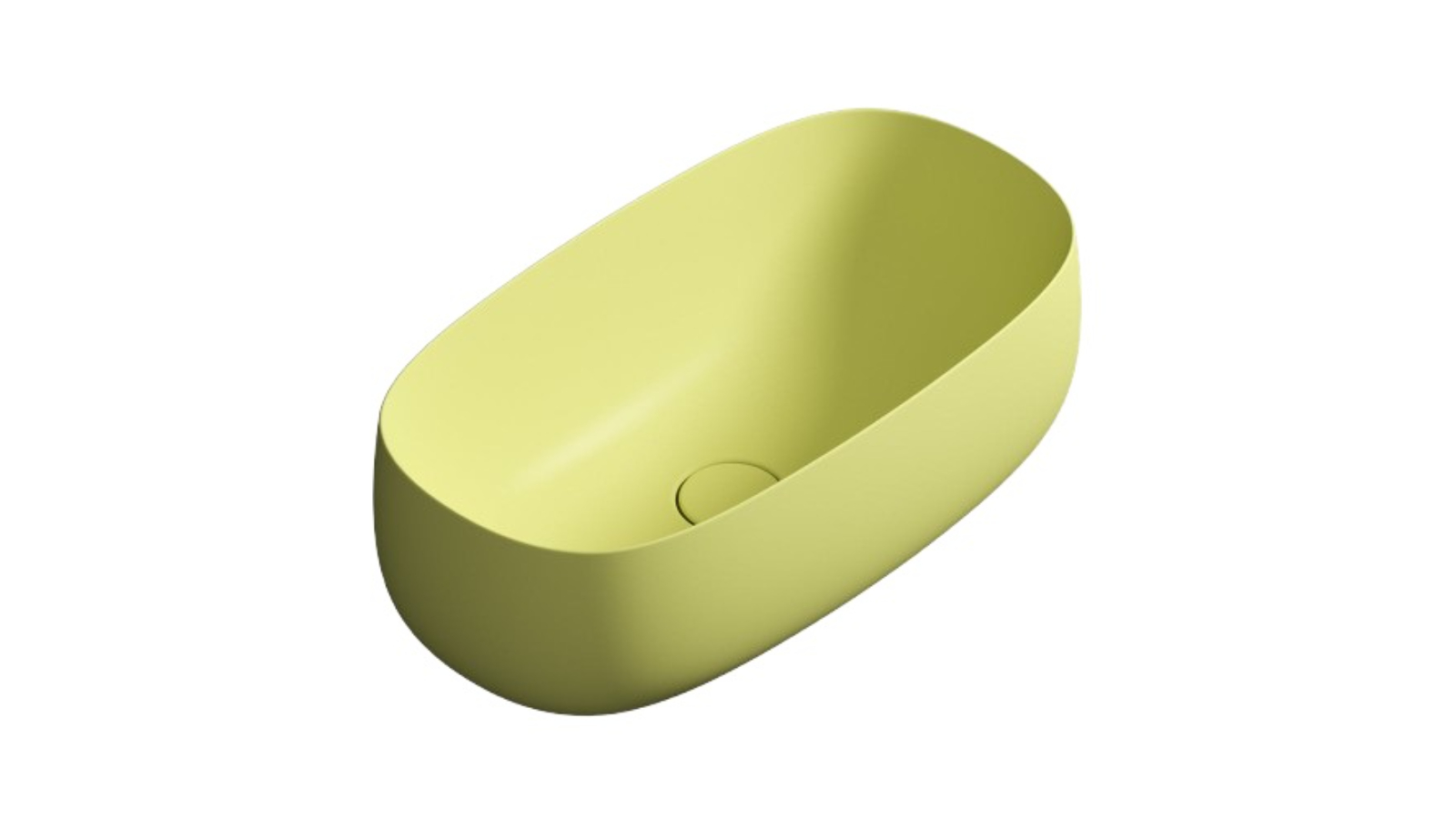 Parisi Seed 550 Oval Bench Basin - Matte Zolfo