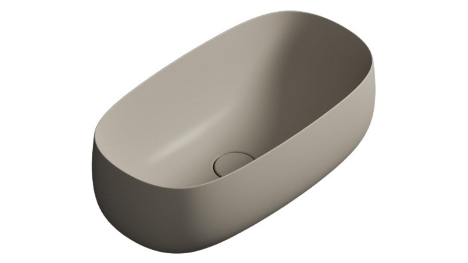 Parisi Seed 550 Oval Bench Basin - Matte Basento